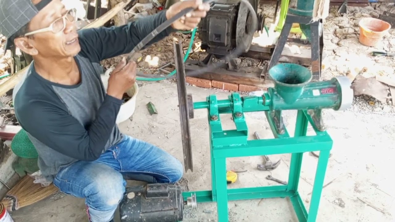 tutorial mesin pelet gilingan daging