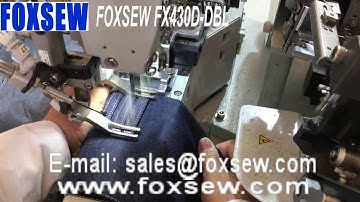 Automatic 2-Needle Belt-Loop Attaching Sewing Machine