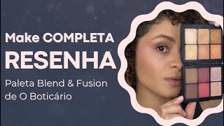 Make COMPLETA com a Palette Multifuncional Soft Fusion de Make B.