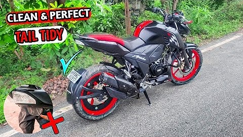NO GAPS NO HOLES - Clean And Perfect Tail Tidy Modification In Apache RTR 160 4v | R RIDER