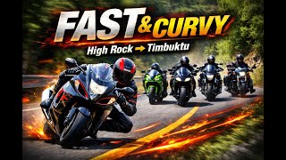 FAST & CURVY Memorial Ride 🔥 Hayabusas, MT-10, ZX6, CBR & Harleys | High Rock PA ➜ Timbuktu MD