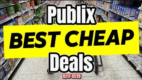 Publix BEST Cheap Deals 12/17-12/25 ⭐️SAVE BIG!