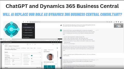 ChatGPT and Dynamics 365 Business Central