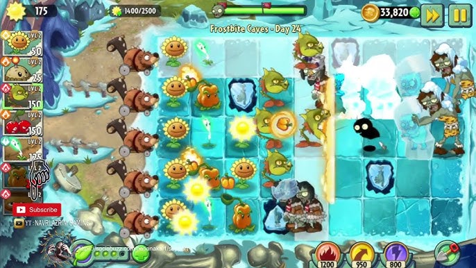 Frostbite Caves - Day 5, Plants vs. Zombies Wiki