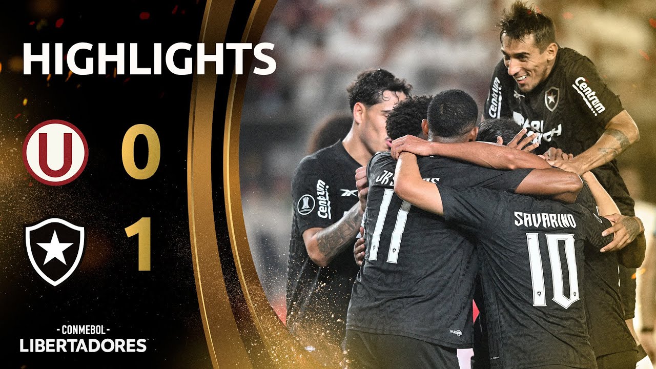 UNIVERSITARIO X BOTAFOGO | MELHORES MOMENTOS | CONMEBOL LIBERTADORES ...