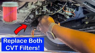Honda Civic CVT Filter Replacement & Fluid Change DIY Transmission Maintenance 10th Gen 2016-2021 SI