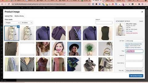 How to set a product featured image in Wordpress/ WooCommerce