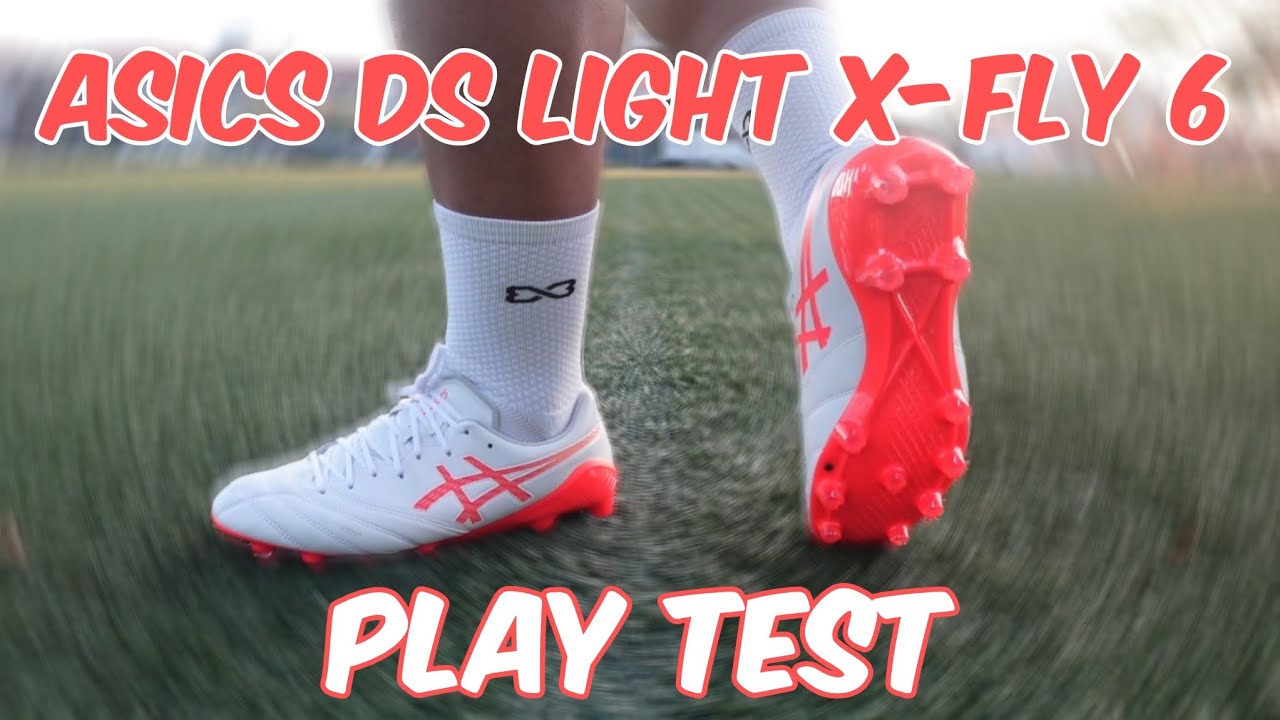 最新ASICS DS LIGHT X-FLY 6 DS LIGHT X-FLY 6 | WHITE/FLASH RED | メンズ サッカー