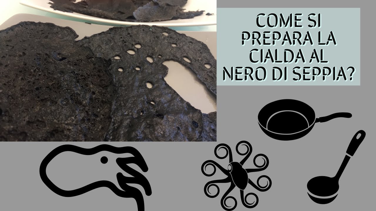 COME SI PREPARA LA CIALDA AL NERO DI SEPPIA?
