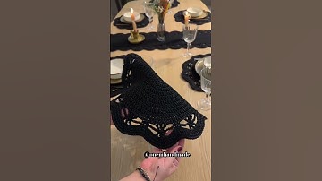 #tablerunner #crochet #knittig #diycrafts #tutorial #tutorials