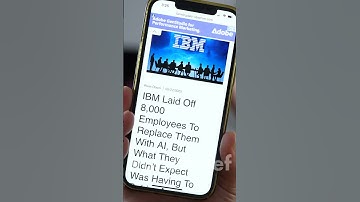 IBM fires and then hires 8000 employees because of Ai. 🤖 #unclestef #developerjobs #aijobs