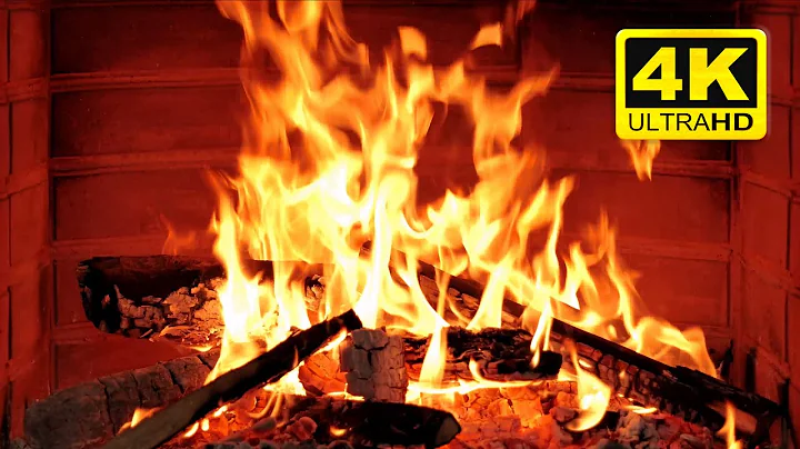 🔥 Cozy Nights by the Fireplace with Gentle Firelight and Whispering Crackles for Stress Relief