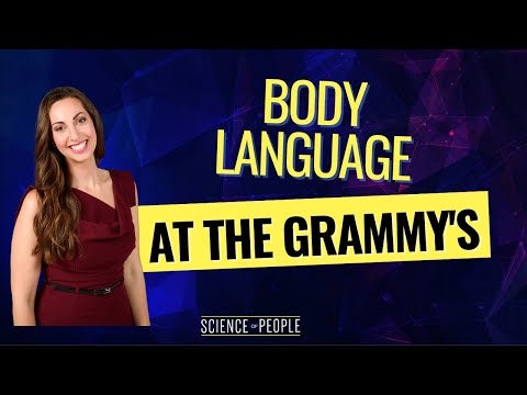 Body Language Secrets at the Grammy Awards