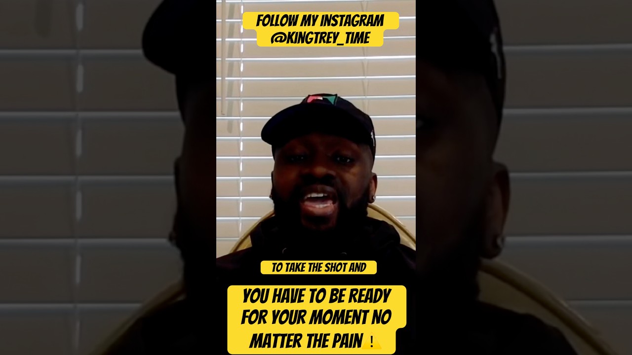 Нужно быть готовым к своему моменту, несмотря на боль⚠️