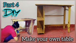 Make your own study table at home✨ PART 4✨ DIY 🌟