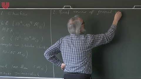 Black holes - Volker Perlick - Lecture 02