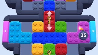Color Block Jam Level 489 Game Walkthrough Solution