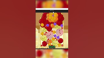 Suika game... but bouncy! #suikagame #gaming #gamedev #codebullet