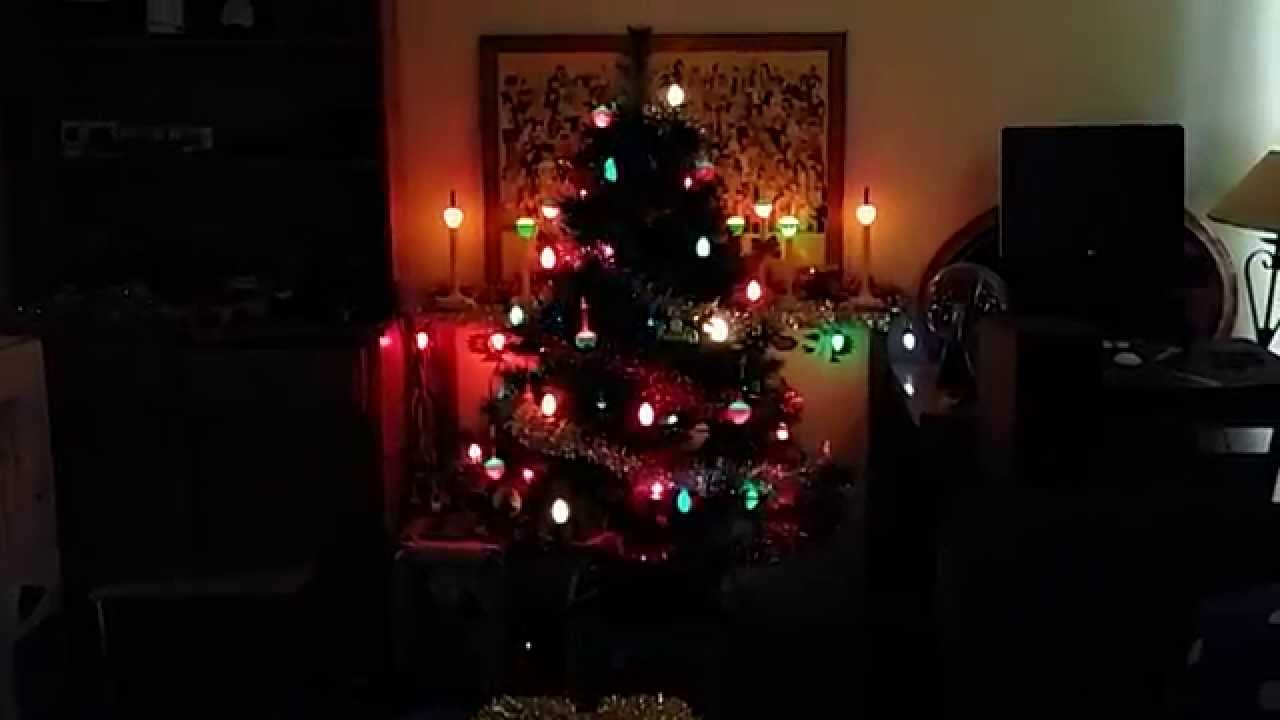 Light organ disco light Christmas Tree 2014 YouTube