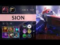 Sion Top vs Renekton - KR Challenger Patch 25.24