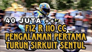 REVIEW MESIN BEBEK GORENG FIZ R 110 CC ROADRACE || PERDANA IKUT RACE SENTUL MASUK PODIUM 3 #f1zr110