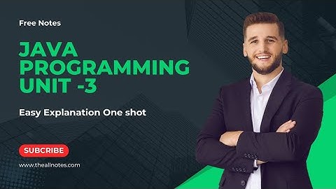 🔥 Complete Java Unit-3 in JUST 1 Video 😍 | AKTU BCA 3rd/4th Sem | Full Exam-Oriented Notes