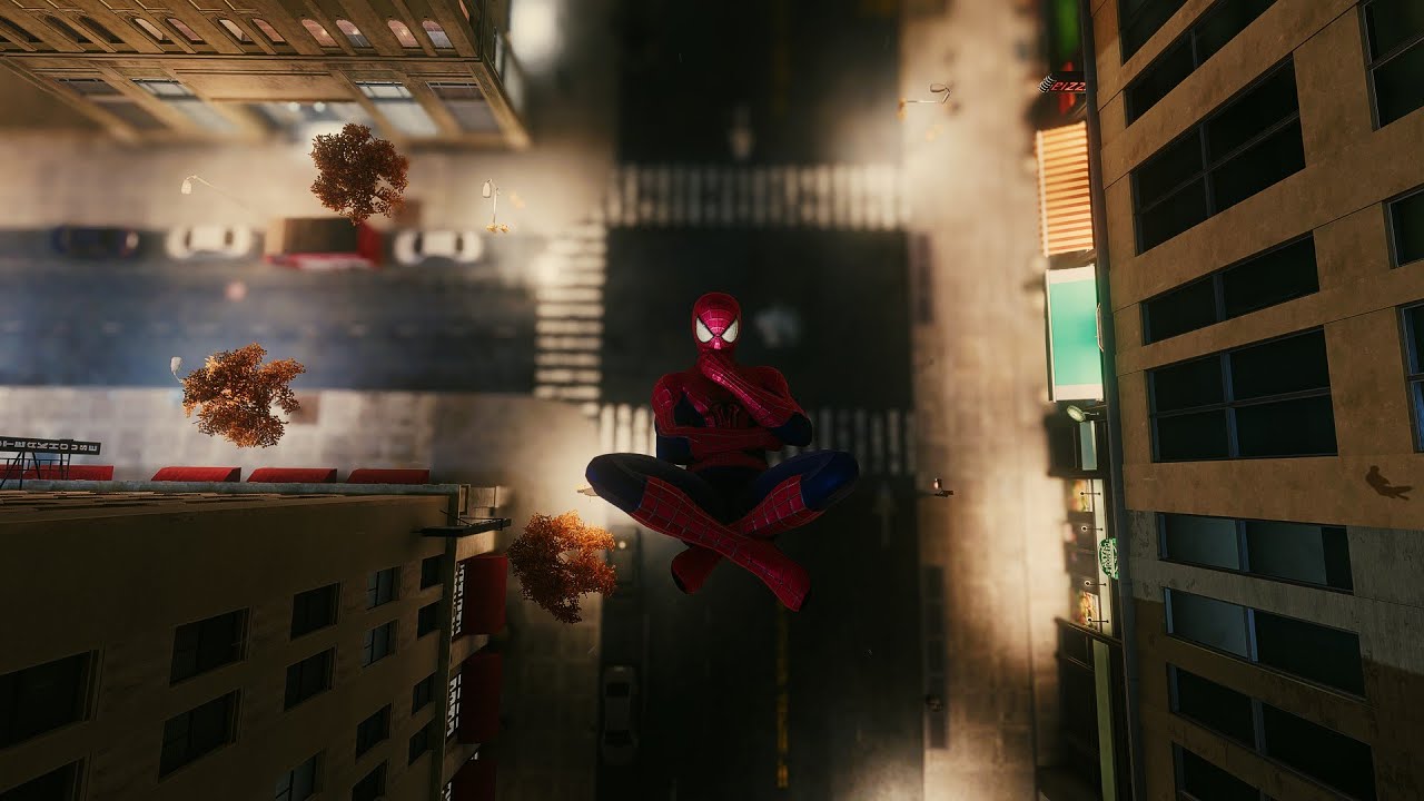 Spider-Man Remastered Pc| Web Swinging with the animations of Miles