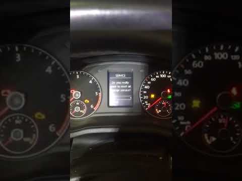 How to reset oil service indicator on 2015 VW Passat - YouTube