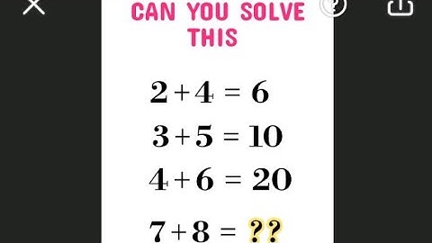 IQ Test 🔥 | Math quiz Puzzles | Brain puzzles test  | Can You Solve this