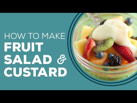 Fresh Fruit Salad with Creamy Custard Sauce by Bobby Deen - Blast from the Past