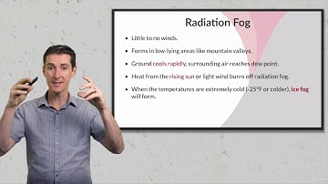 Drone Education Radiation & Advection Fog