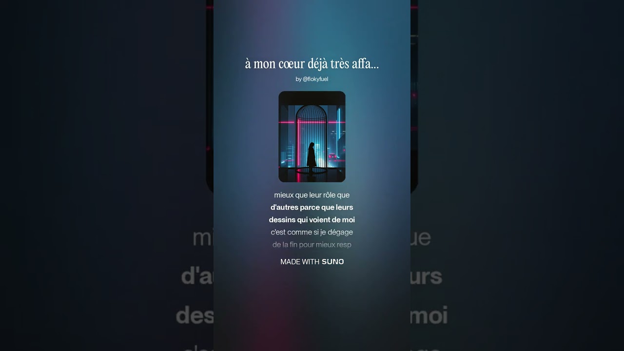 à mon cœur déjà très affaibli