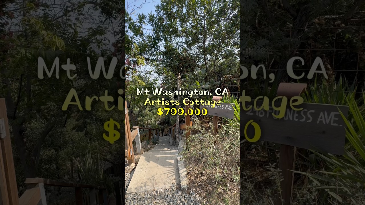 Come tour this Artists Cottage priced at $799,000 in Mt Washington with me ☺️