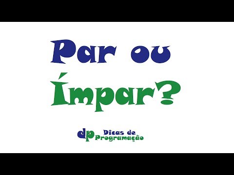 Exercicio Algoritmo Par Ou Impar Dicas De Programacao