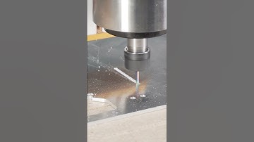 There Is Something Strangely Satisfying About Seeing The CNC Work its Way Through Metal #DIY #CNC