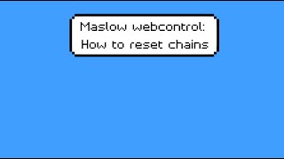 WebControl - Resetting Chains