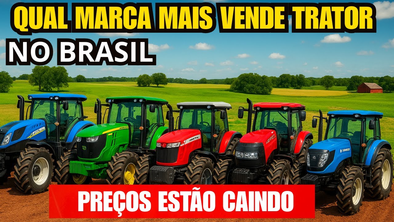 🔥 TOP 5 TRATORES MAIS VENDIDOS DO BRASIL (O CAMPEÃO VAI TE SURPREENDER!)