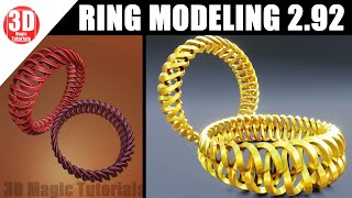 How to Create a Ring in Blender [2.92]