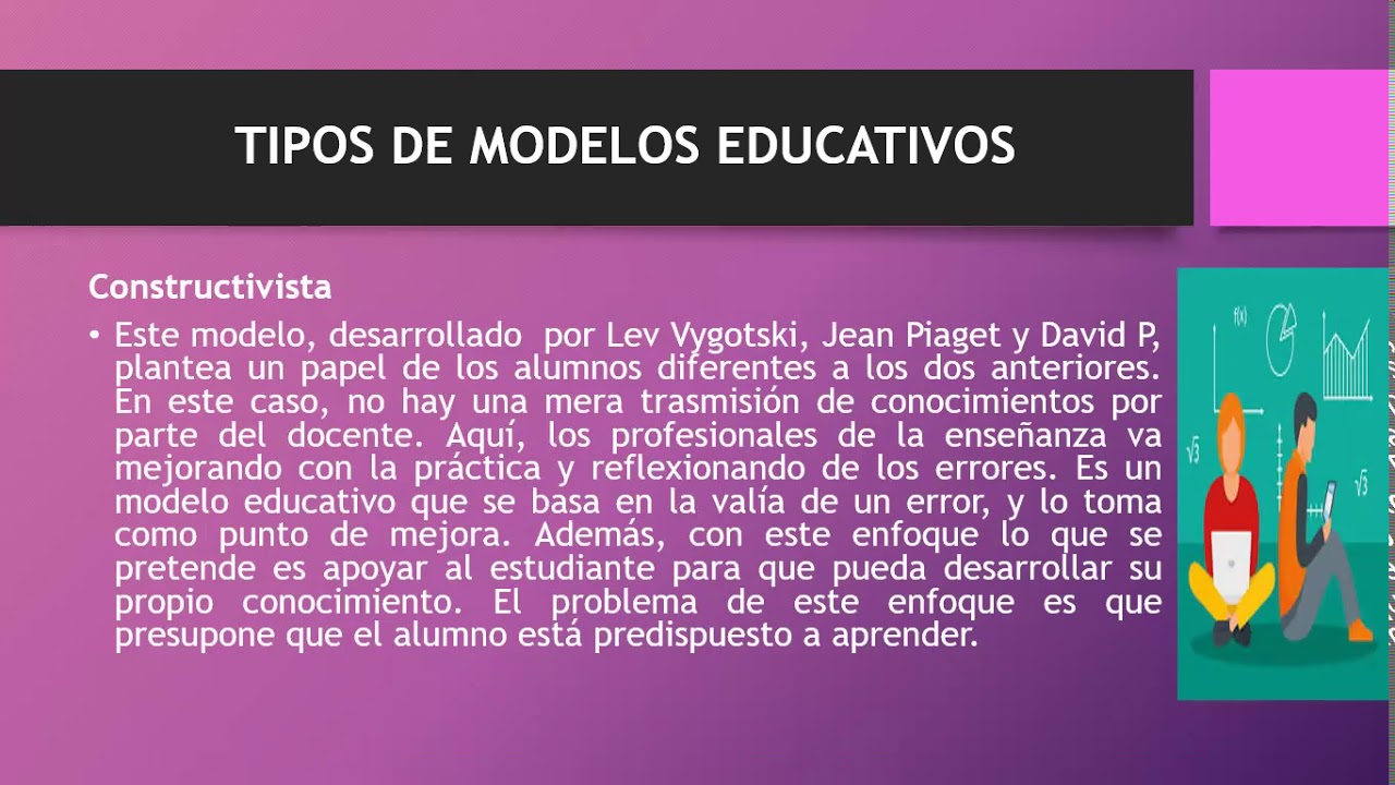 TIPOS DE MODELOS EDUCATIVOS - YouTube