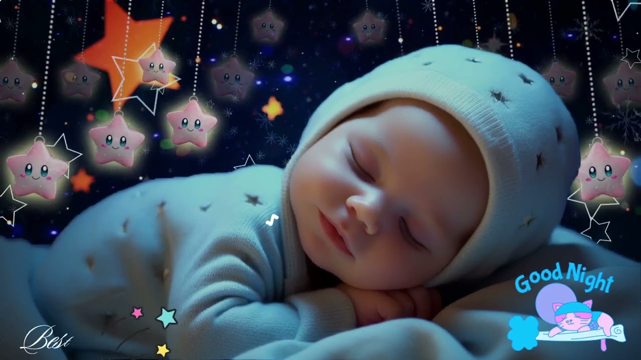 Instant Baby Calm 💖 Sleep in 3 Minutes 💤 Gentle Mozart & Brahms Music 🌙