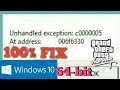 How to fix GTA Vice City Unhandled Exception Error 100% fix window 10 (2020 New Download Link)