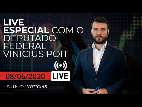 ?Live especial com o deputado federal Vinicius Poit