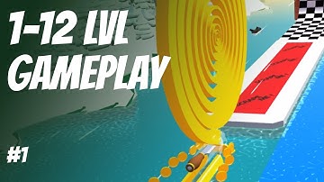 Funny bag in the end | Spiral Roll - level 1 to 12 | Gameplay #1