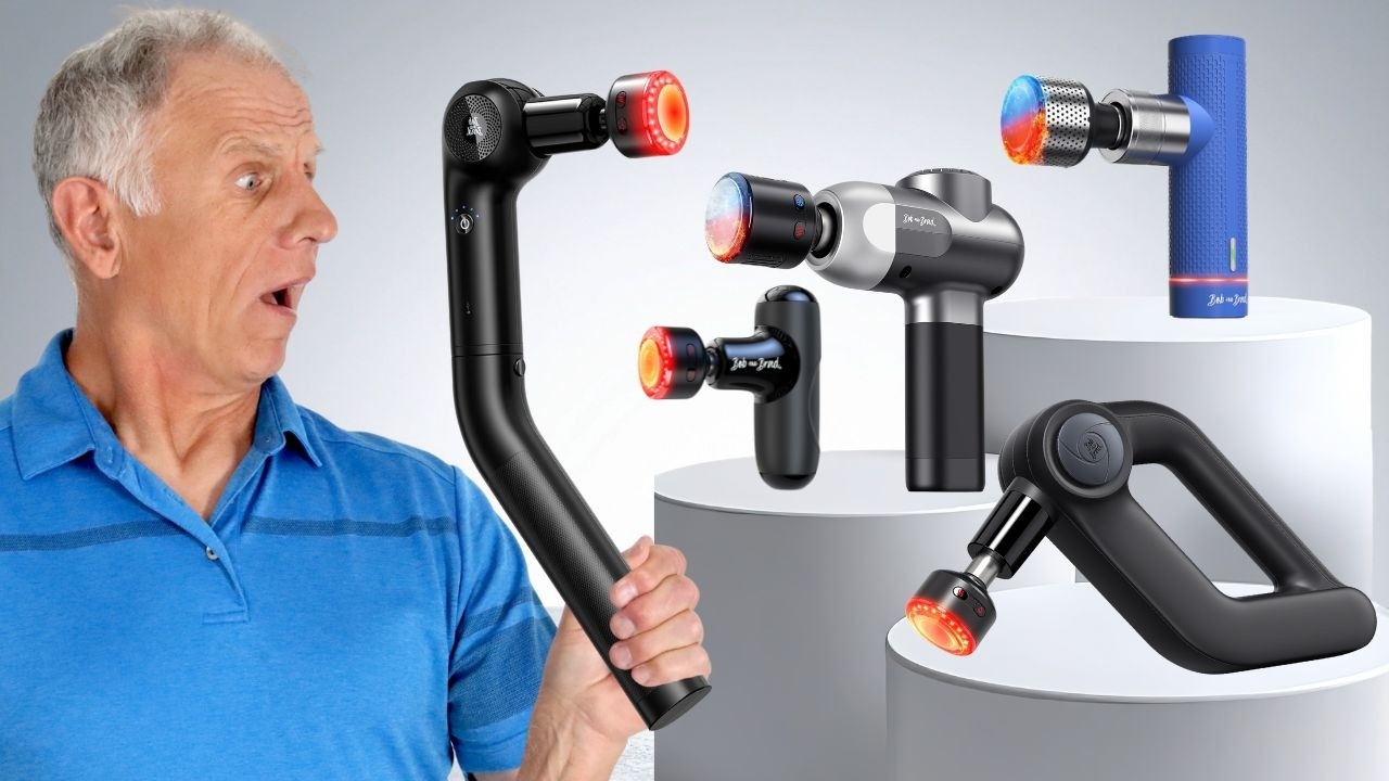 5 Best Massage Guns For Both Younger & Older Adults (Red Light/ Hot/Cold Heads)