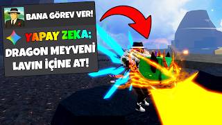1 BLOX FRUİTS GÜNÜMÜ YAPAY ZEKA KONTROL ETTİ! 😱 | Roblox Türkçe
