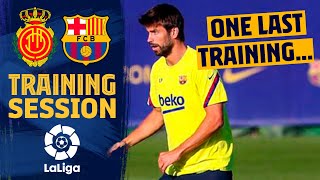 The team worked out for final time before they return to competitive
play, with all fit players involved, and that meant arthur melo samuel
u...