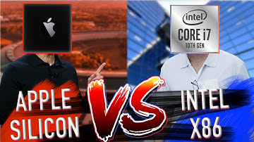 Apple Silicon vs Intel x86 Comparison