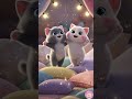 Let’s Dance Together! 💃😻 Puffy Cat Party Fun #shorts