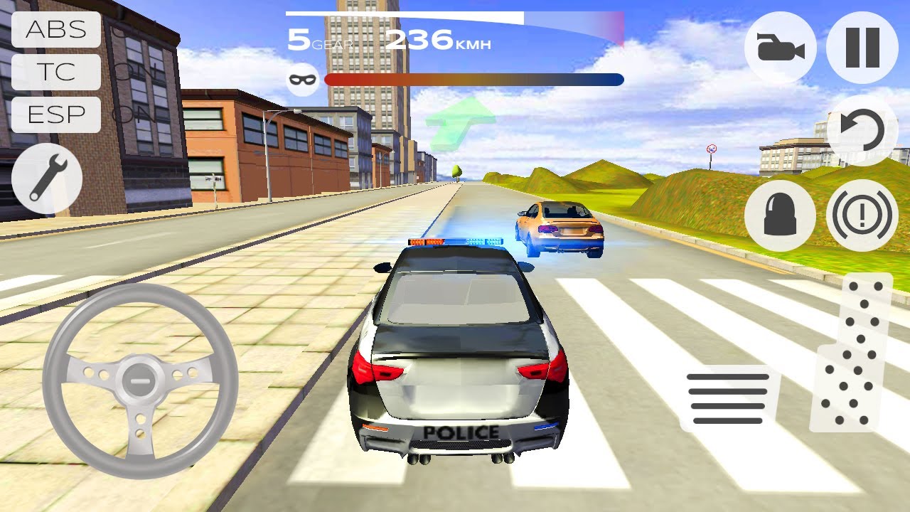 American Fast Police Car Driving - City Police Car Driver Chase Crazy ...