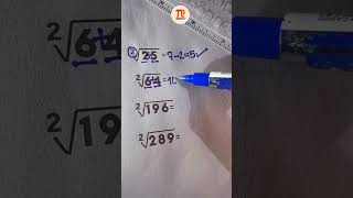 Best Square Root Trick | 2 Second Math Hack for Perfect Squares